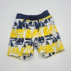 Janie and Jack baby boy sailboat swim trunks size 6-12 months